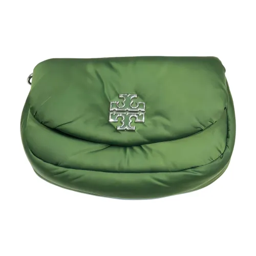 TORY BURCH Ткань Сумка через плечо Женская Зеленая