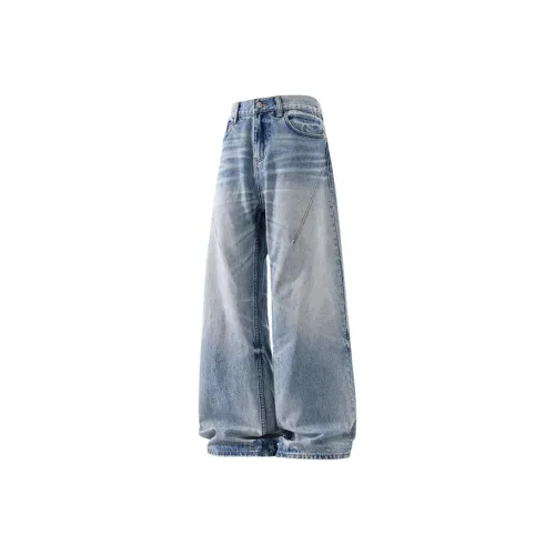 Izzue Blue Unisex Jeans Izzue Синий Унисекс Джинсы