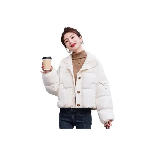 GIUHF Белый Женские пуховики