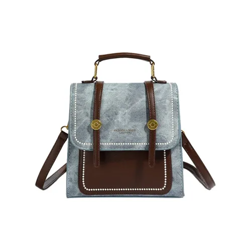 Xuan Xi ПУ (полиуретан) Рюкзак Стандартный Унисекс Джинсовый Синий