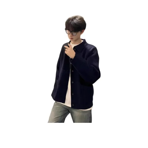 CARE NOTE Темно-синий синий унисекс трикотаж