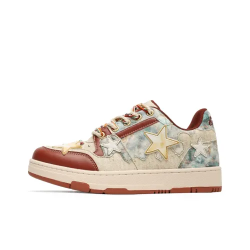 OUBT Скейтборд Кроссовки Низкие Dunhuang Красный Унисекс