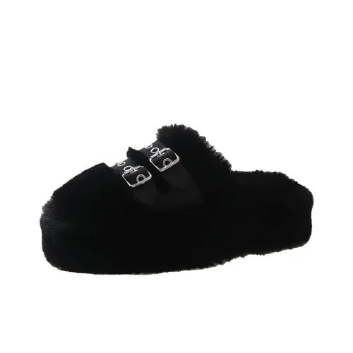 Rutai Резиновая подошва Флисовые Домашние тапочки Женские