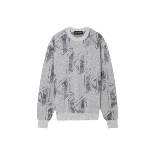 KARL LAGERFELD Karl Lagerfeld Jeans Серый Мужской Свитеры