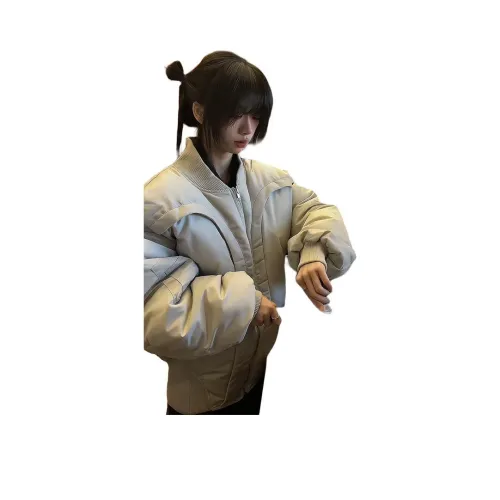 BRG Серый Белый Унисекс Куртки