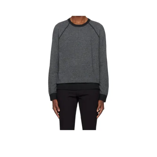 VINCE Серый Мужской Свитшот