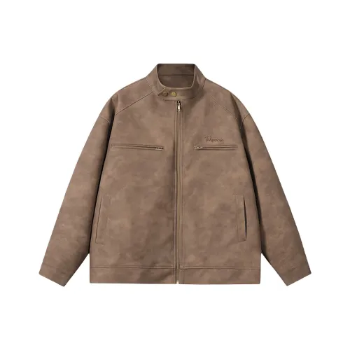 HETINGHOME Кожа Куртка Унисекс