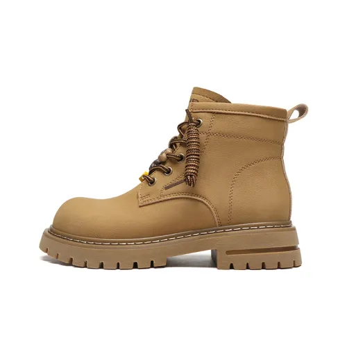 ZHR Зимняя тактическая коллекция ботинок 11 см Martin Boot Женские CAMEL