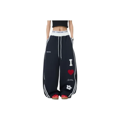 PISYPOX Унисекс Повседневные Штаны