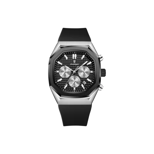 POEDAGAR Кварцевый механизм силиконовый ремешок мужские часы многоцветный циферблат