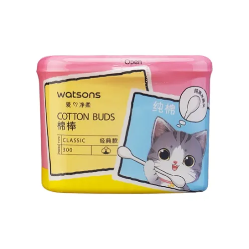 Watsons Quqi Кошка Бумага Roll Хлопок Вата 300 шт. Коробка