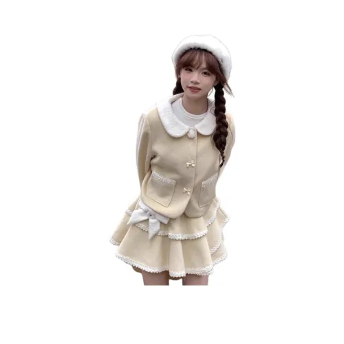 PZHK Желтый топ + юбка Женские комплекты с юбкой