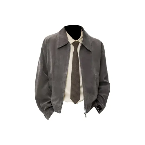 YICHEN Темно-серый [Нет логотипа] Унисекс Куртки