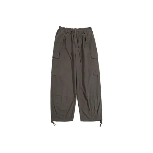 Zomuros Коричневые Унисекс Повседневные Штаны