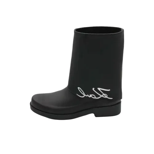 Karl Lagerfeld Резина сапоги Женские Черный