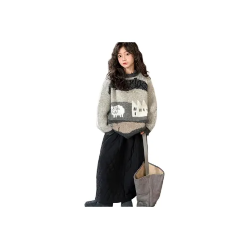 ЮЙЧЖАОЛИНЬ Хаки Школьный возраст Свитера