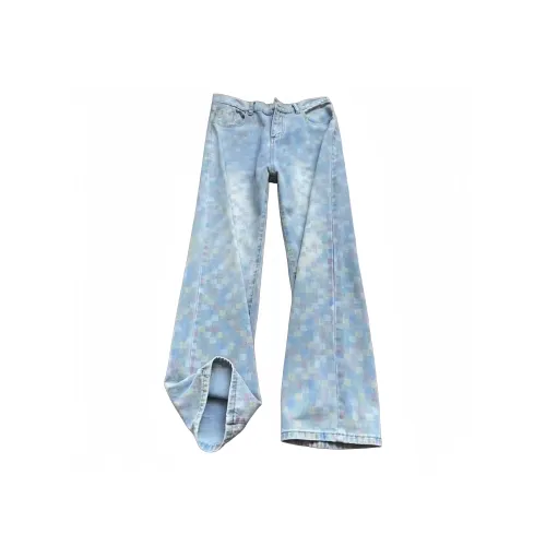 CARE NOTE Синий Унисекс Джинсы