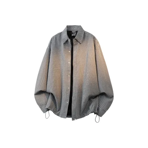 ENPofficial Длинный рукав рубашка пальто мужской