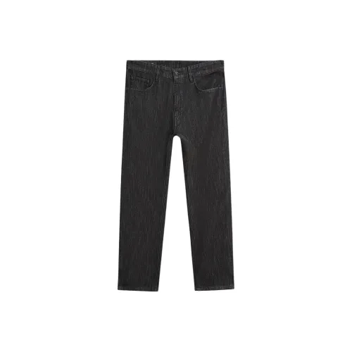Massimo Dutti Черные Мужские Джинсы