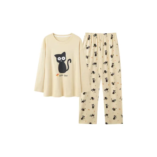 Shivs Домашний Комплект Женская Абрикосовая