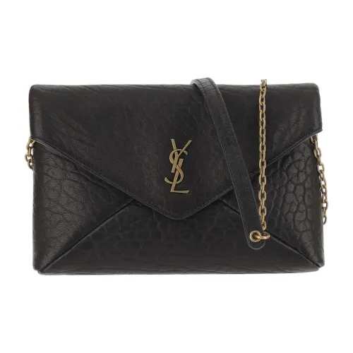 SAINT LAURENT Кожа Плечевая сумка Женская Черная