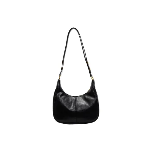 ORANGE BEAN ПУ (полиуретан) Сумка через плечо Женская Черная Кофейная