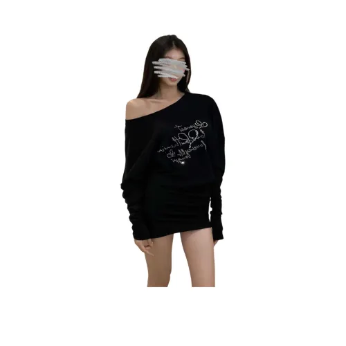 ЮЙЧЖАОЛИНЬ Длинное платье с длинными рукавами женское