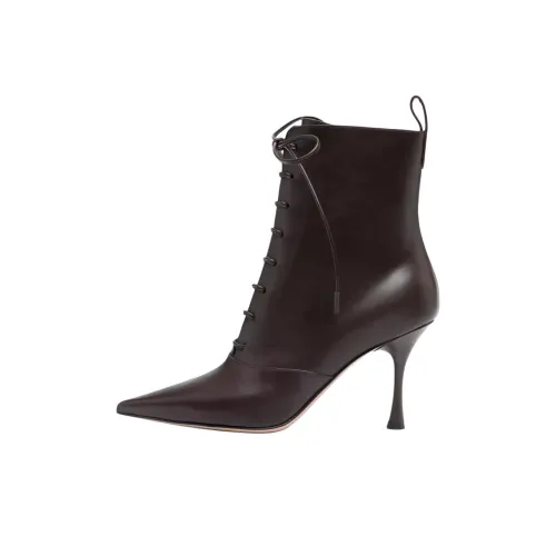 GIANVITO ROSSI Vitello Ботильоны 8,5 см Женские Коричневый