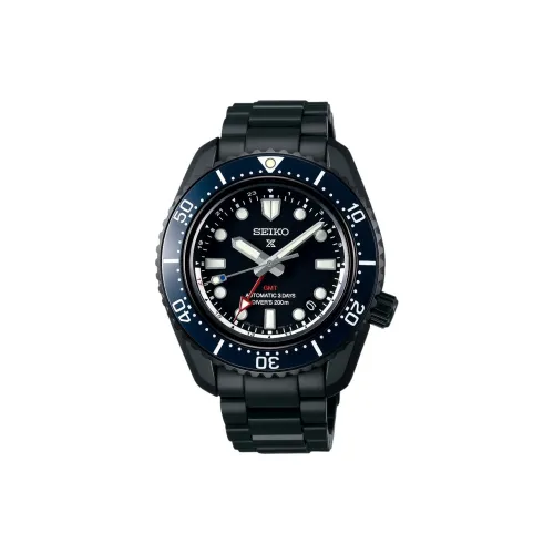 SEIKO Prospe Автоматический Механический Механизм Нержавеющая Сталь Ремешок Часы 42 мм Мужские Часы Черный Циферблат