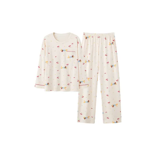 Shivs Домашний Комплект Женская Бежевая