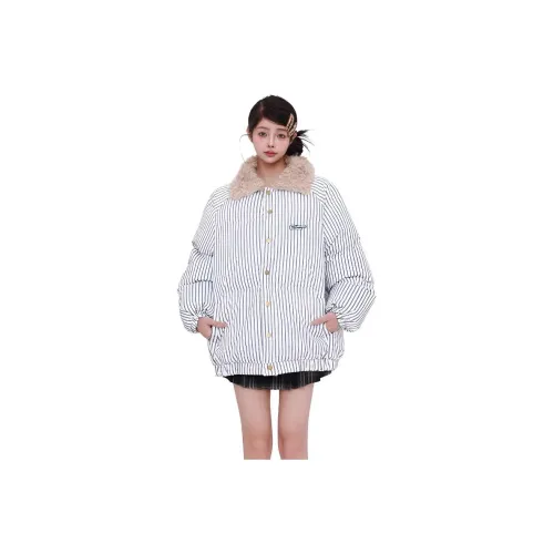 PZHK Синий Женские пуховики