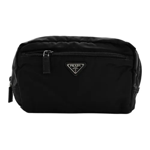 PRADA Nylon Косметичка Унисекс Черный