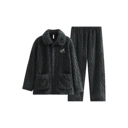 FENTENG FJ26940626 Темно-серый Мужской Пижамный комплект