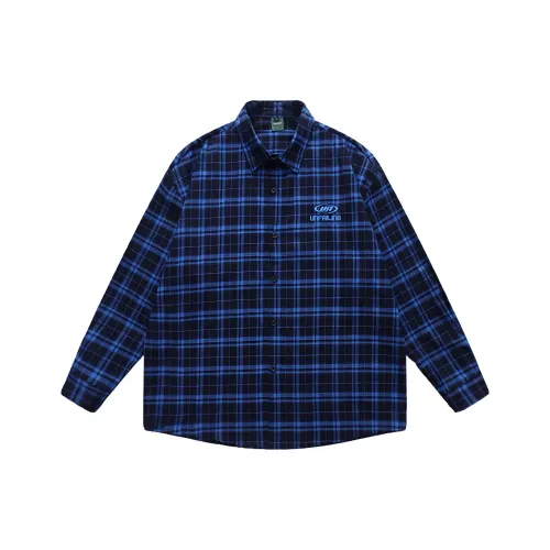 BANKONGSHAN Темно-синие унисекс рубашки