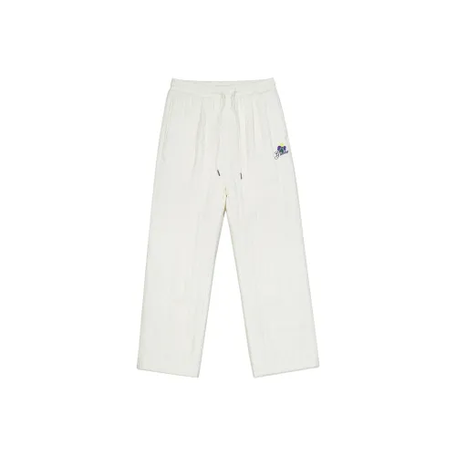 Guuka Белый Унисекс Хлопок Брюки