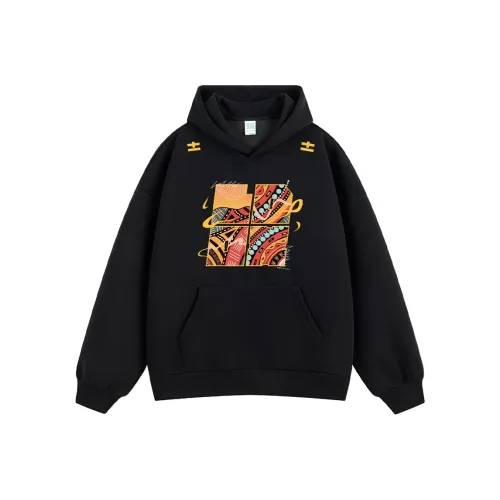 LOOX! Черный флис с подкладкой унисекс свитшоты