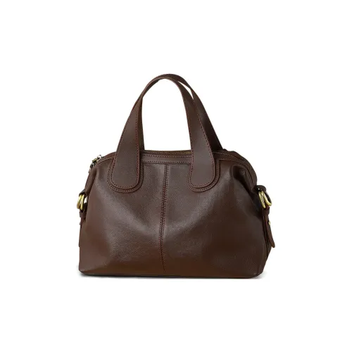 VINEY Коровья кожа Сумка Стандартная Женская Кофейная Черная