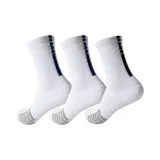 Белый Темно-синий 2 + Белый Черный 1 [3 упаковки]