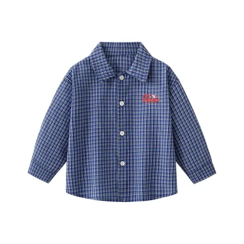 SNOOPY Мультяшная рубашка Весна-осень для детей 3-7 лет