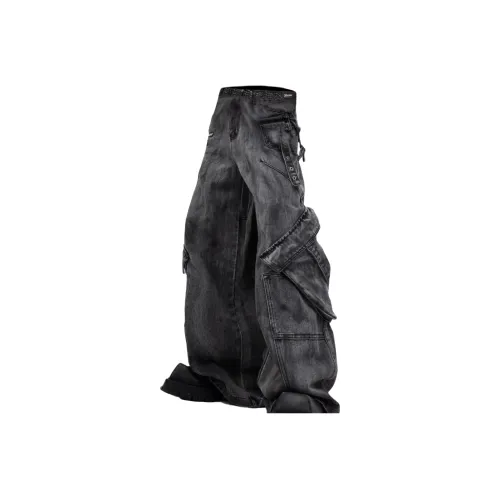 YGHOME OFFICIAL Серый Унисекс Джинсы