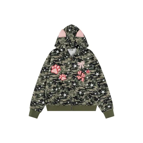 WAYHWEI Камуфляж Женские Свитшоты