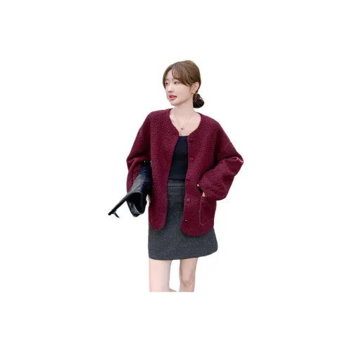 MEXICAN Красный Женский Короткий Пальто