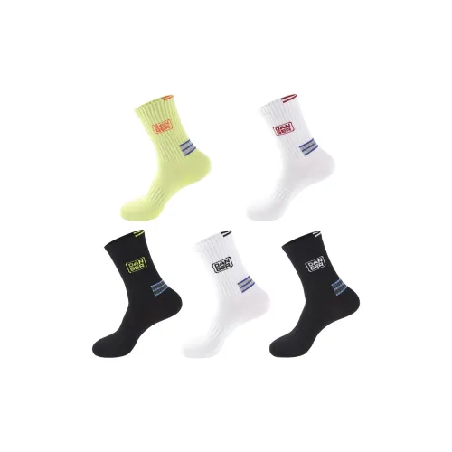 JINGYE Смешанные цвета 5 пар мужские носки до колена