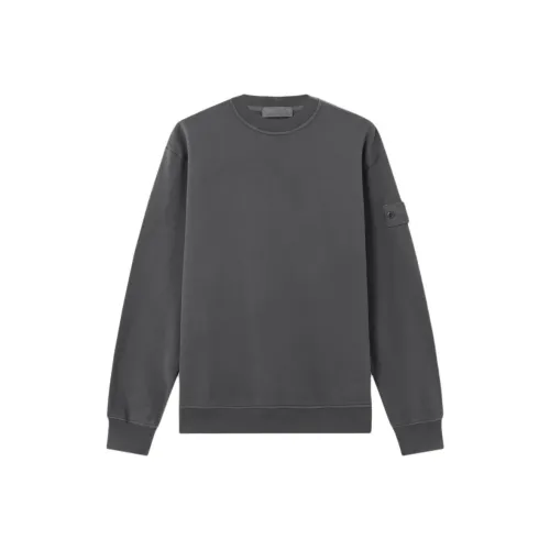 STONE ISLAND Темно-серый Мужской Свитшот