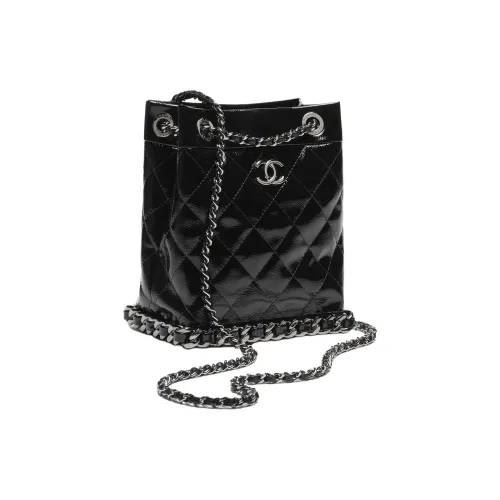 CHANEL Телячья кожа Сумка через плечо Маленькая Женская Черная