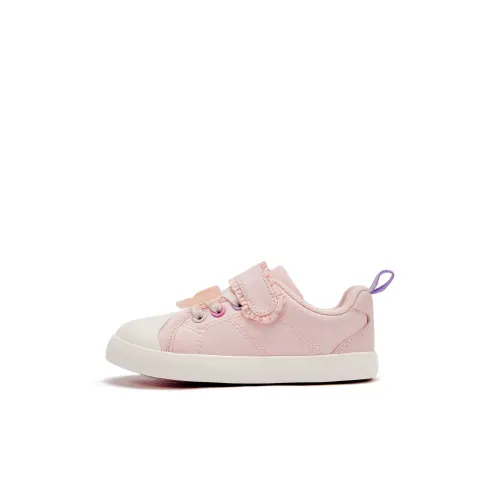 DAVE BELLA Slip-resistant Abrasion-resistant Canvas Shoes Pink Baby