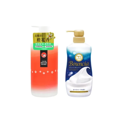 COW SOAP Гель для душа с ароматом нероли успокаивающий и очищающий объем 600 мл + 480 мл