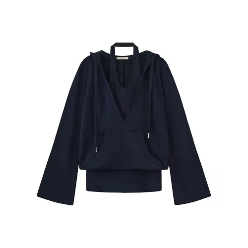 CUBIC Темно-синий синий женский свитшот