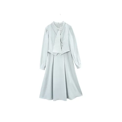 A paradise for awakening Длинное платье с длинными рукавами женское