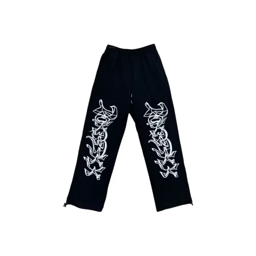 SNEIKLAU Черные Унисекс Повседневные Штаны